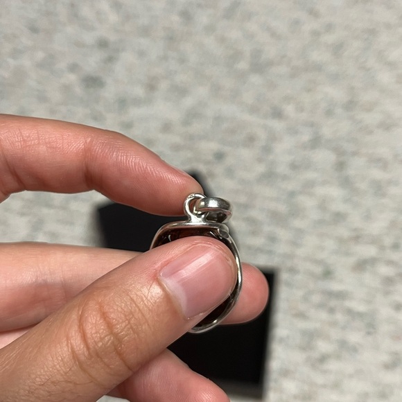 Sterling silver pendant. Unique stone. - Picture 3 of 8